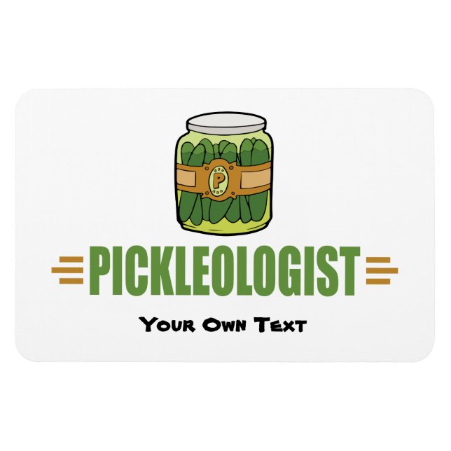 PICKLEOLOGIST Funny Pickle Lovers Magnet (Horizontal)