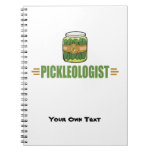 Pickleologist Funny Pickle Lovers Notebook at Zazzle