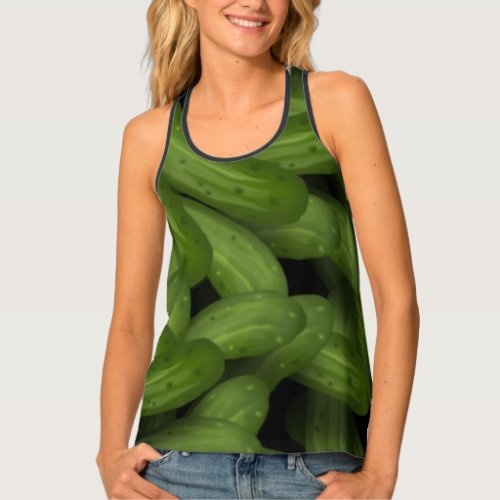 Pickles All_Over Print Racerback Tank Top