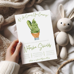 Pickles and Ice Cream, Cravings Baby Shower Invitation