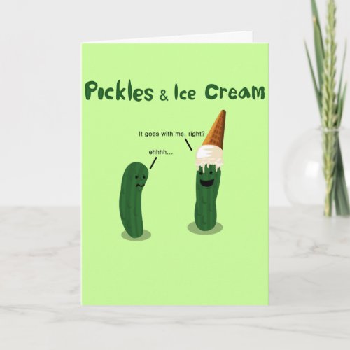 Pickles and Ice Cream Pregnancy Announcement