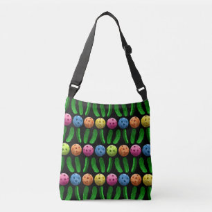 Pickles and Pickleballs Crossbody Bag