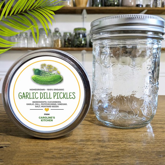 Pickles Canning Jar Label (Creator Uploaded)