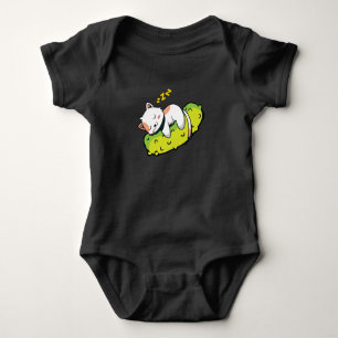 Pickles Cat Cucumber Gherkin Children Baby Bodysuit