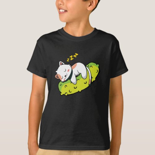 Pickles Cat Cucumber Gherkin Children T_Shirt