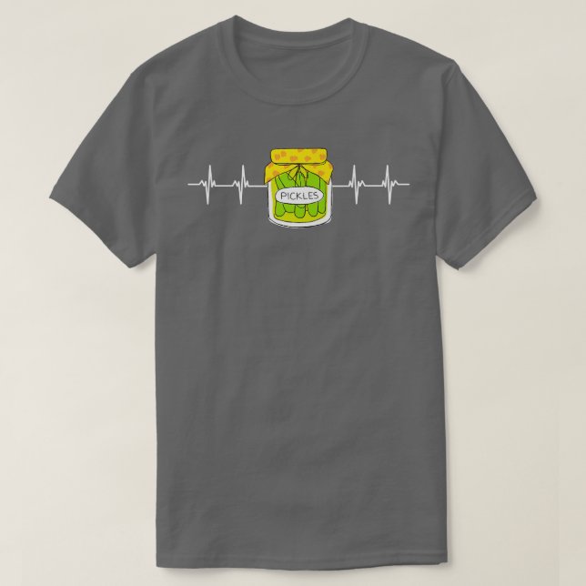Pickles Cucumber Pickle Lover Pickle Jar Canned Fo T-Shirt (Design Front)