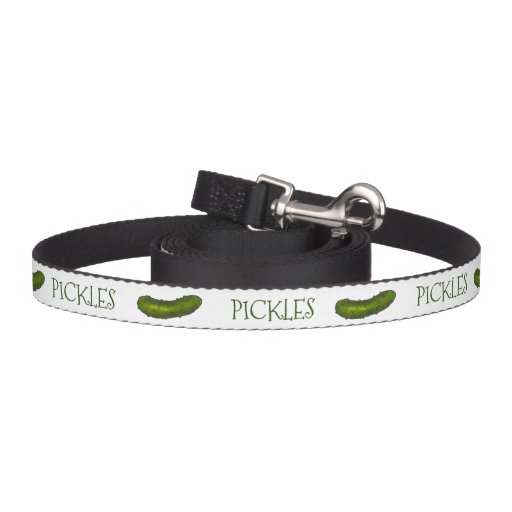 Pickles Dog Personalized Green Kosher Dill Pickle Pet Leash