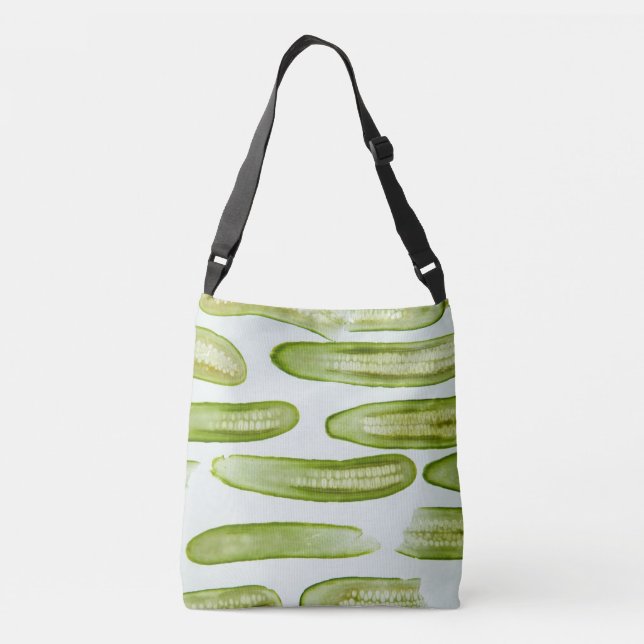 Pickles Green Crossbody Bag (Back)