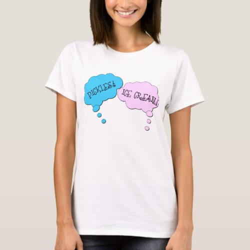 Pickles Ice Cream Fun Pregnancy Shirt