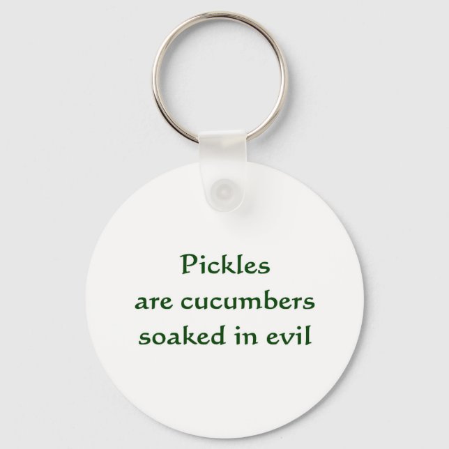 Pickles Keychain (Front)