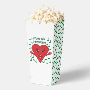"Pickles make my heart sing!" Singing Heart Favor Boxes