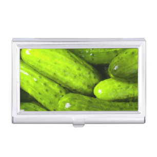 Pickles Pickle Lover Gift Pickle Ball Personalize Business Card Case