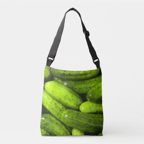 Pickles Pickle Lover Gift Pickle Ball Personalize Crossbody Bag