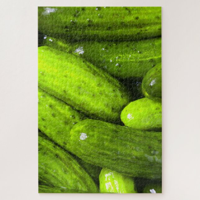 Pickles Pickle Lover Gift Pickle Ball Personalize Jigsaw Puzzle (Vertical)