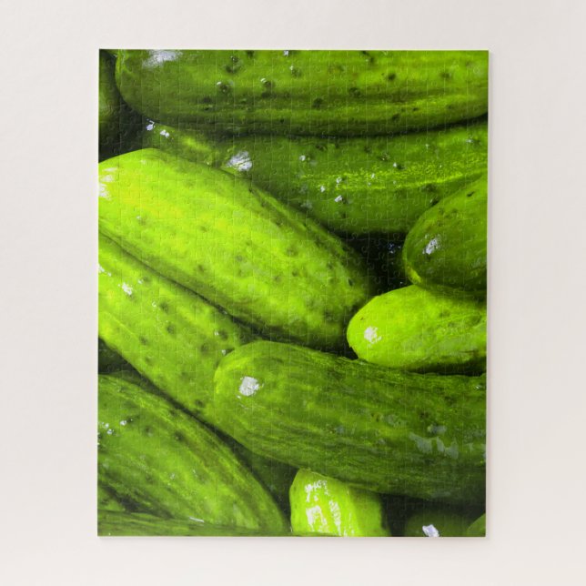 Pickles Pickle Lover Gift Pickle Ball Personalize Jigsaw Puzzle (Vertical)