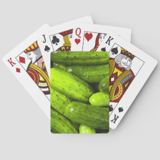 Pickles Pickle Lover Gift Pickle Ball Personalize Poker Cards