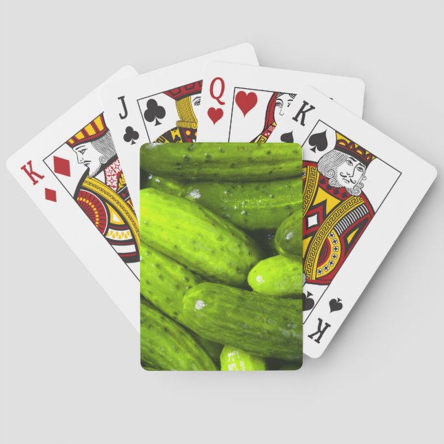 Pickles Pickle Lover Gift Pickle Ball Personalize Poker Cards (Back)