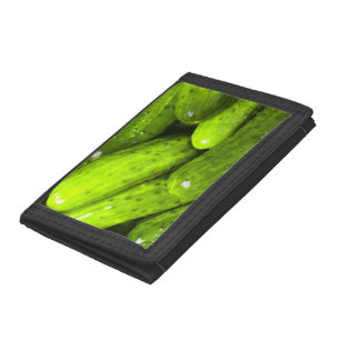 Pickles Pickle Lover Gift Pickle Ball Personalize Tri-fold Wallet