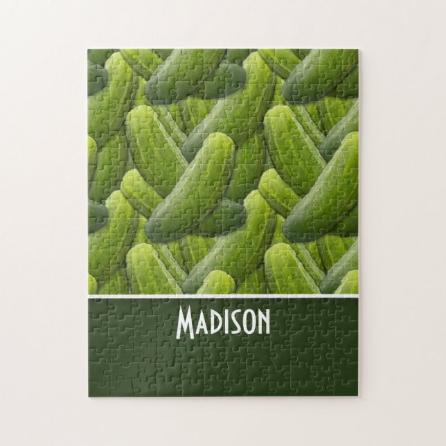 Pickles; Pickle Pattern Jigsaw Puzzle (Vertical)