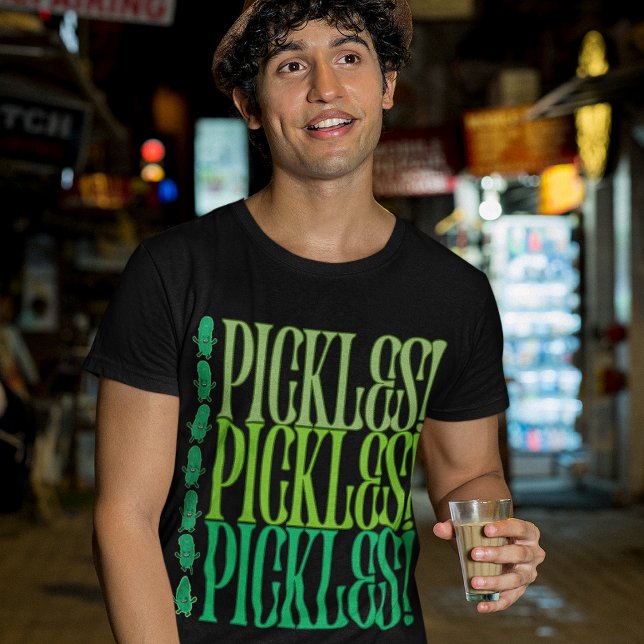 Pickles! Pickles! Pickles! Funny Dancing Pickles   T-Shirt (Creator Uploaded)
