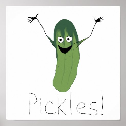 Pickle Art & Wall Décor | Zazzle