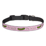 Pickles The Dog Green Pink Crunchy Dill Pickle Pet Collar at Zazzle