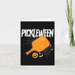 Pickleween Halloween Pickleball Card