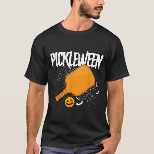 Pickleween Halloween Pickleball Costume Halloween T_Shirt