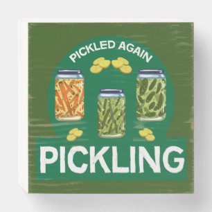 Pickling Vegetables Home Pickling Pickles Ap Wooden Box Sign