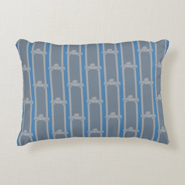 Pickup Truck Accent Pillow (Front)