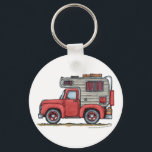 Pickup Truck Camper RV Key Chains<br><div class="desc">Camping memories last a lifetime!  Zazzle is proud to offer this selection of customizable items with this pickup camper image by artist Richard Neuman. His uniquely styled images combining detail with a touch of whimsy is collected worldwide.</div>