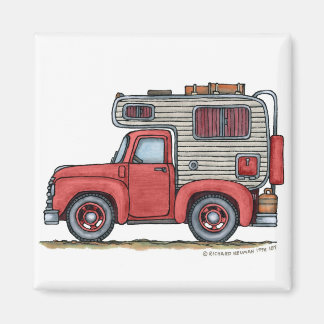 Pickup Truck Camper RV Magnets