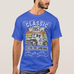 Pickup Truck Men Women 65th Birthday Born 1957 Vin T-Shirt