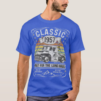 Pickup Truck Men Women 65th Birthday Born 1957 Vin T-Shirt