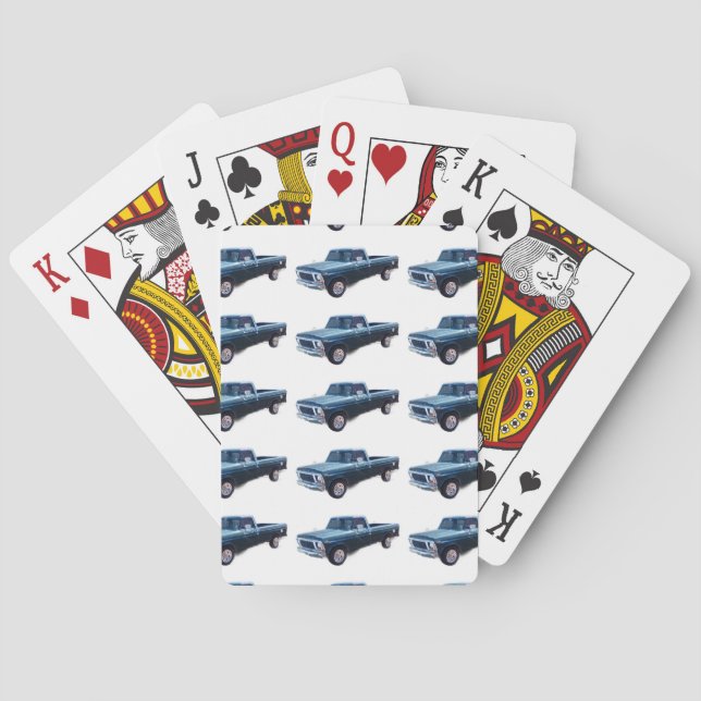Pickup Truck  Poker Cards (Back)