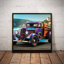 Pickup Truck Poster 