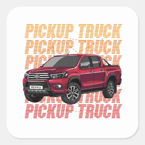 Pickup Truck Sticker