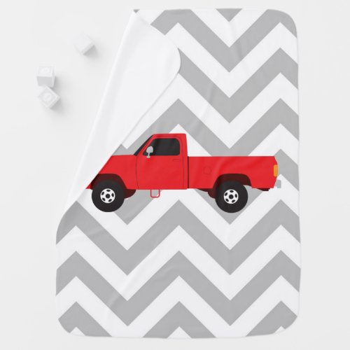 Pickup Truck Transportation Trucks Baby Blanket