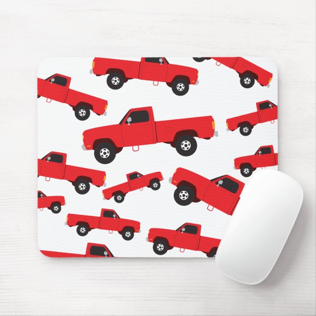 Pickup Truck Transportation Trucks Mouse Pad (With Mouse)
