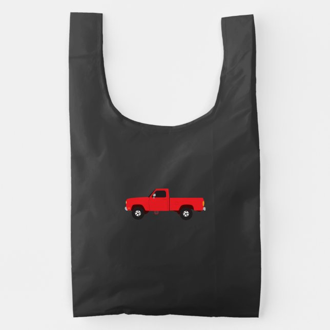 Pickup Truck Transportation Trucks Reusable Bag (Front)