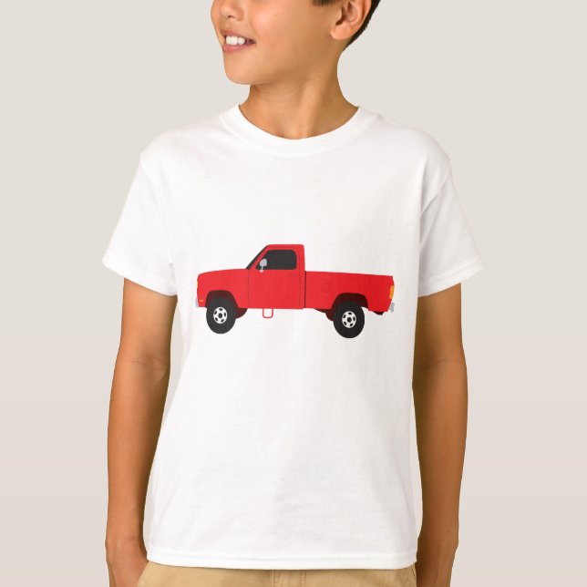 Pickup Truck Transportation Trucks T-Shirt (Front)