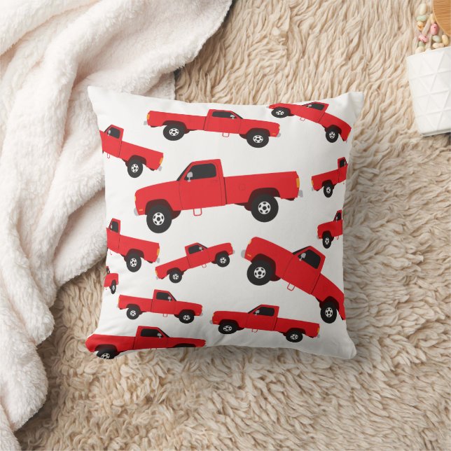 Pickup Truck Transportation Trucks Throw Pillow (Blanket)