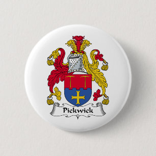 Pickwick Family Crest Pinback Button