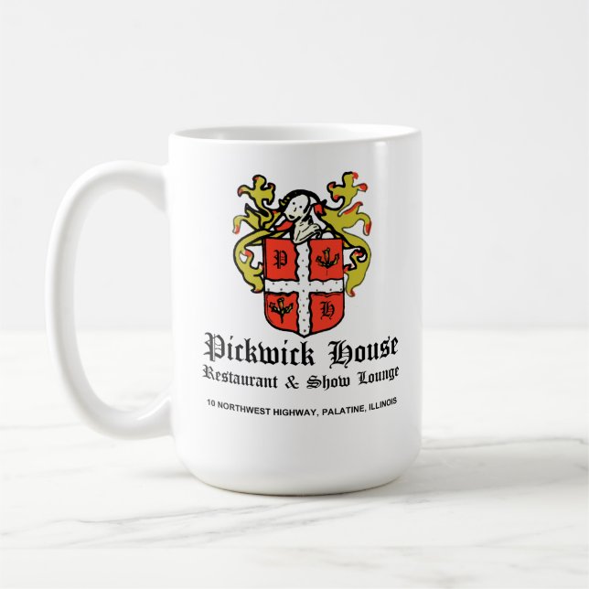 Pickwick House Restaurant Lounge, Palatine, IL Coffee Mug (Left)