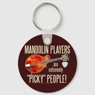 Picky Mandolinists Keychain