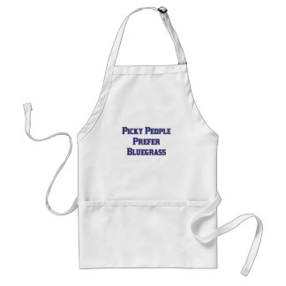 Picky People Prefer Bluegrass Adult Apron