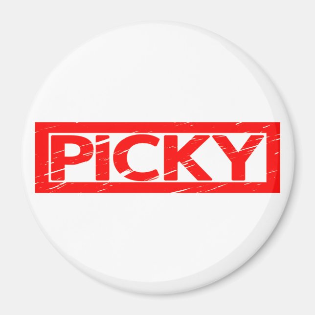 Picky Stamp Magnet (Front)