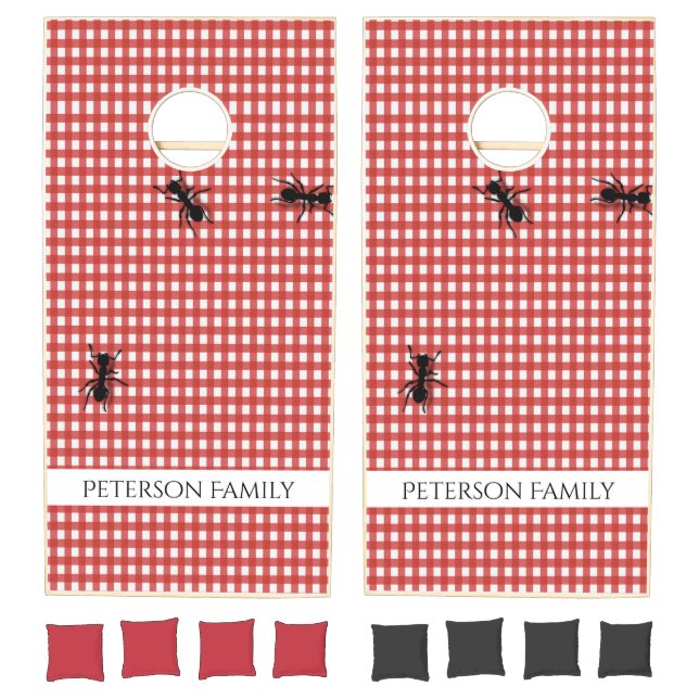 Picnic Ants Custom Cornhole Set (Set)