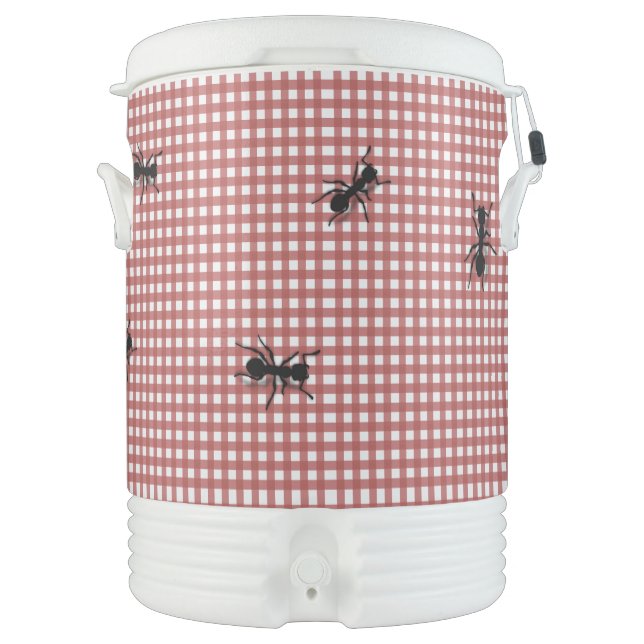 Picnic Ants Igloo  Cooler (Front)