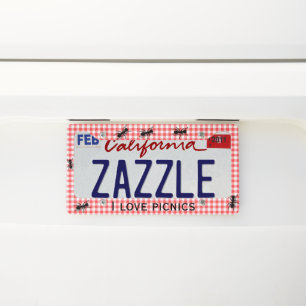 Picnic Ants License Plate Frame